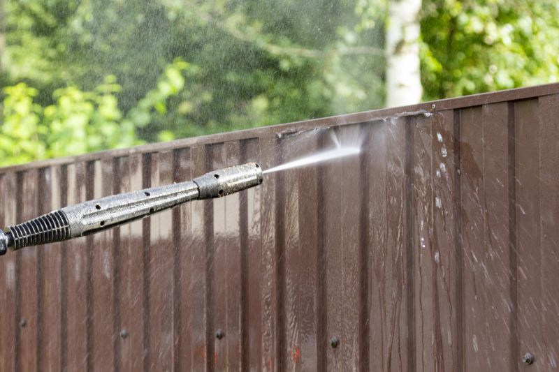 Iron Fence Pressure Washing