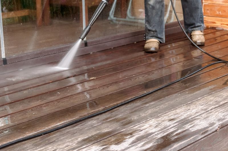 Cleaned Deck Surface